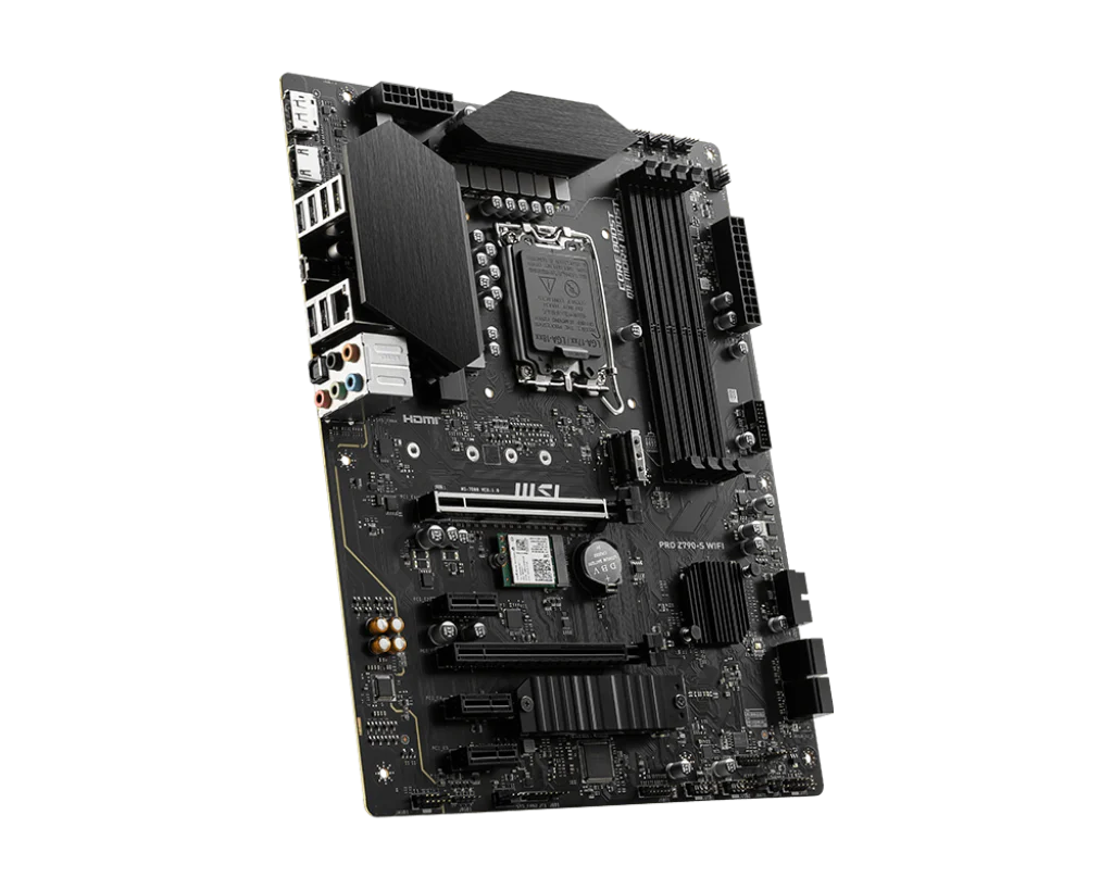 MSI PRO Z790-S WIFI LGA 1700 ATX DDR5 SATA 6Gbps 2.5G LAN with Wi-Fi 6E Motherboard - Image 4